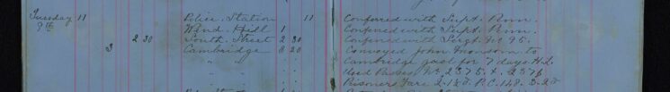 Conveyed prisoner John Morrison to Cambridge Gaol