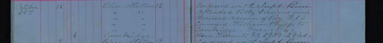 Attended Petty Sessions and conveyed William Phipp to Cambridge