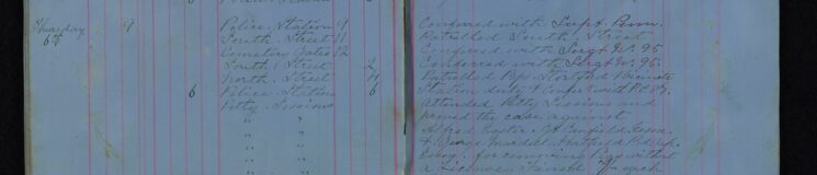 Attended Petty Sessions and proved case against Alfred Easter and George Mardell