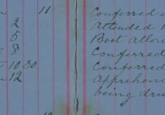 Apprehended Thomas Wilson for being drunk