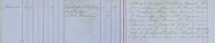 Gave evidence against William Savill