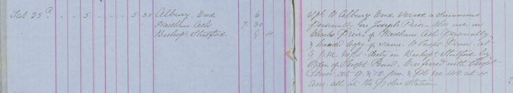 Served summons on Joseph and Charles Prior