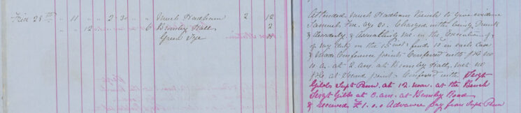 Gave evidence against Samuel Fore
