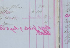 Sudden death of George Fore's wife