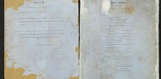 Note from Henry Daniell and General Order instructions for completing journal