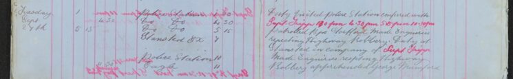 Apprehended George Mumford for Highway Robbery