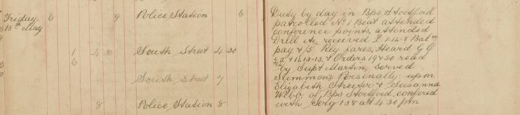 Served Summons on Elizabeth Streeter and Susanna Webb