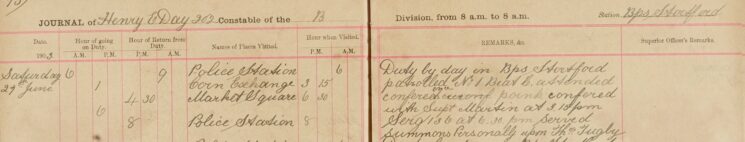 Served Summons on Thomas Tugby