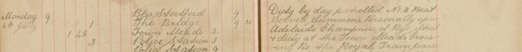 Served Summons on Adelaide Champness