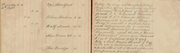 Attended Petty Sessions and Gave Evidence Against Thomas Rochford, Edward Turner, Charles Wilson, Arthur Chapman, Percy Darnell, Arthur Piper; and Proved Service of Summons on Walter J. Harris and Clement Joselyne
