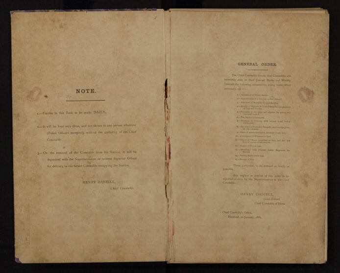 Pages 000b Note - General Order
