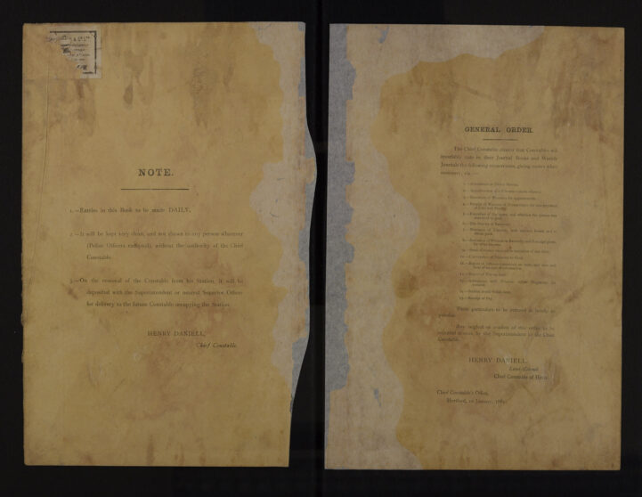 Pages 000a Note - General order