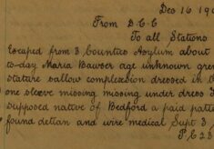 Escaped From Three Counties Asylum