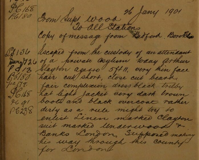 Escaped From an Attendant of a Private Asylum