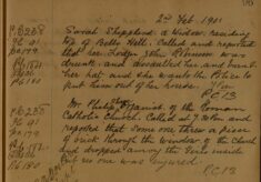 Report of a Brick Being Thrown Through The Church Window