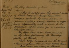 Report of Theft of Copper Wire From Telegraph Poles