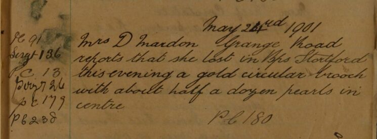 Lost Gold and Pearl Brooch