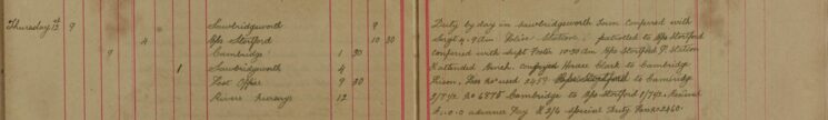 Conveying person to Cambridge prison