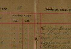 Duty at Funeral of W.S. Shoobridge Esq
