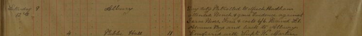 Gave Evidence Against Isaac Burr