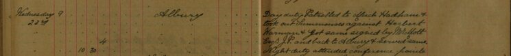 Served Summons on Herbert Warman