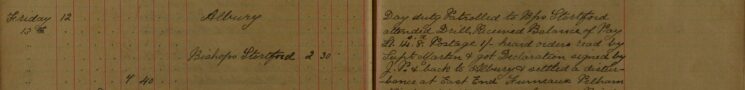 Had Declaration Signed by J.P. and Settled a Disturbance at East End