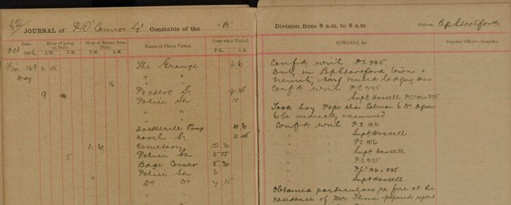 Obtained Particulars Regarding Fire at Mr Flinn's Residence and Prepared Report