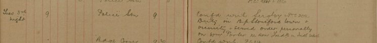 Served Order Personally on Wm Porter Regarding Son Fredk in Industrial School