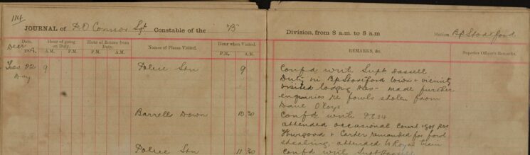 Had Prisoners Thurgood and Carter Remanded For Fowl Stealing and Attended To Royal Train