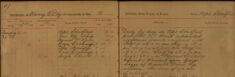 Executed Warrant Upon George Saggs of Barrels Down