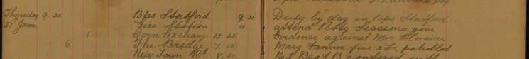Attended Petty Sessions and Gave Evidence Against Miss Florence Mary Tanner