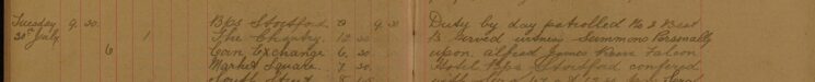 Served Witness Summons Personally Upon Alfred James Reeve