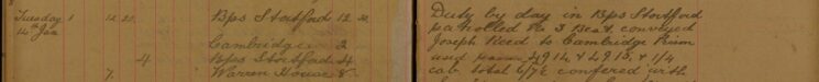 Conveyed Joseph Reed to Cambridge Prison