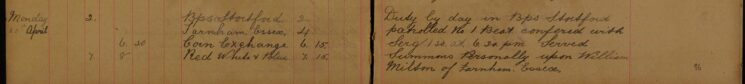 Served Summons Personally Upon William Milton of Farnham