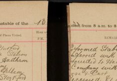 Proceeded to Much Hadham, Albury and Brent Pelham in Company With Supt with County Horse and Cart