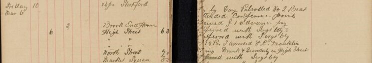 Arrested J.C. Franklin for Being Drunk and Disorderly
