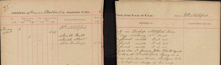 Found John Phitt Lying In a [ ] In New Road. Conveyed Him To His Home and Left Him In His Wife's Charge