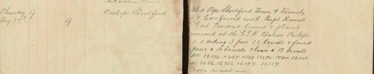 Examined Siding, Pens and Trucks For Cleanliness At The G.E.R. Station Following Recent Use