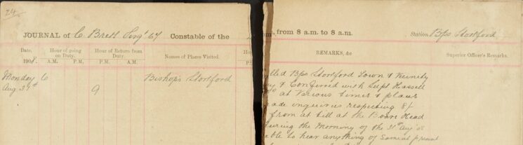 Made Enquiries Regarding 8/- [Stolen] From The Till at The Boar's Head