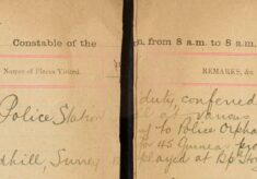 [Proceeded] to Police Orphanage, Redhill, With [Cheque] For 45 Guineas, The Proceeds of a Cricket [Match]