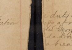 [Arrested] George [Housefield] for Wounding [Hilda] Dowler [With] a Bread Knife