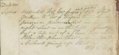 Report of Plums Being Stolen From An Orchard