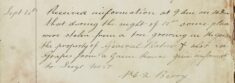 Report of Plums Being Stolen From A Tree And Grapes From A Greenhouse