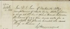 Complaint of Coal Being Stolen From A Shed