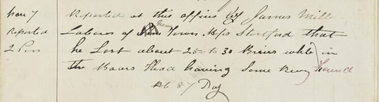 Report of Stolen [Briers]