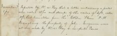 Letter Containing A Postal Order And Stamps Stolen From The Golden Fleece Public House