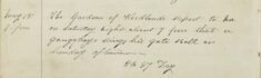 Complaint About A Gang Of Boys Ringing The Gate Bell At Woodlands