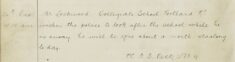 Request For Police To Look After Collegiate School Whilst Mr Lockwood Is Away