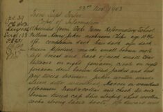 Absconded From Stoke Farm Reformatory School