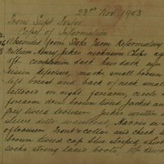 Absconded From Stoke Farm Reformatory School